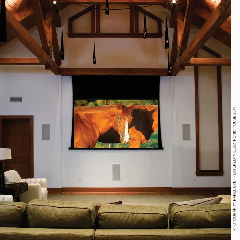 150 Inch Electric Projector Screen with Flexible White Fabric