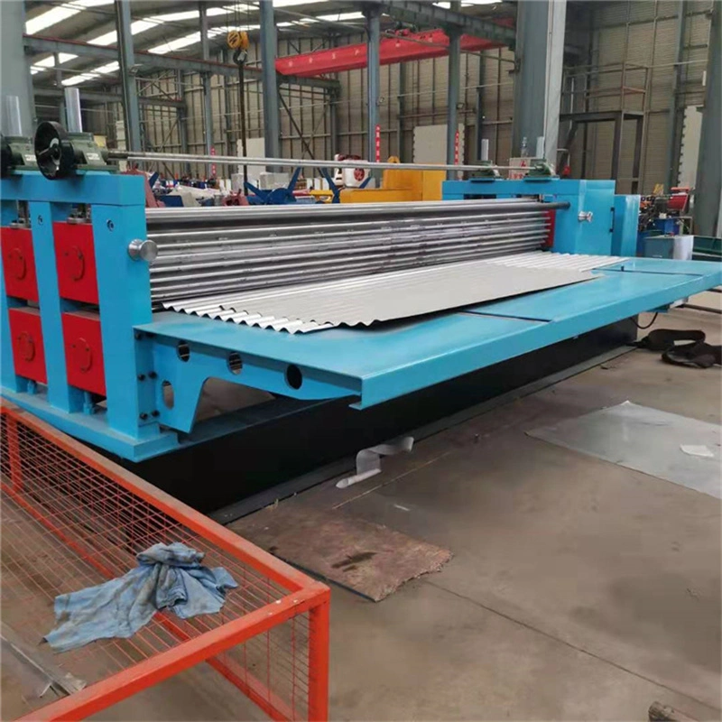 3,2 Meter/4meters/6meters Horizontal Barrel Wellpappendach Fliesenblech Roll Forming Maschine