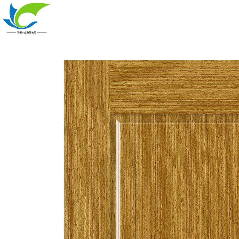 Furnier Türfläche quadratisches Design MDF Türhaut Maschine Holz Innentür Innentür Yh- 004-1