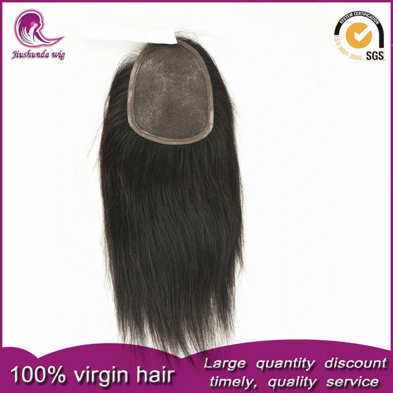 4*5cm de pelo humano Virgen de la India el cierre y el encaje de piezas de pelo/cabello productos