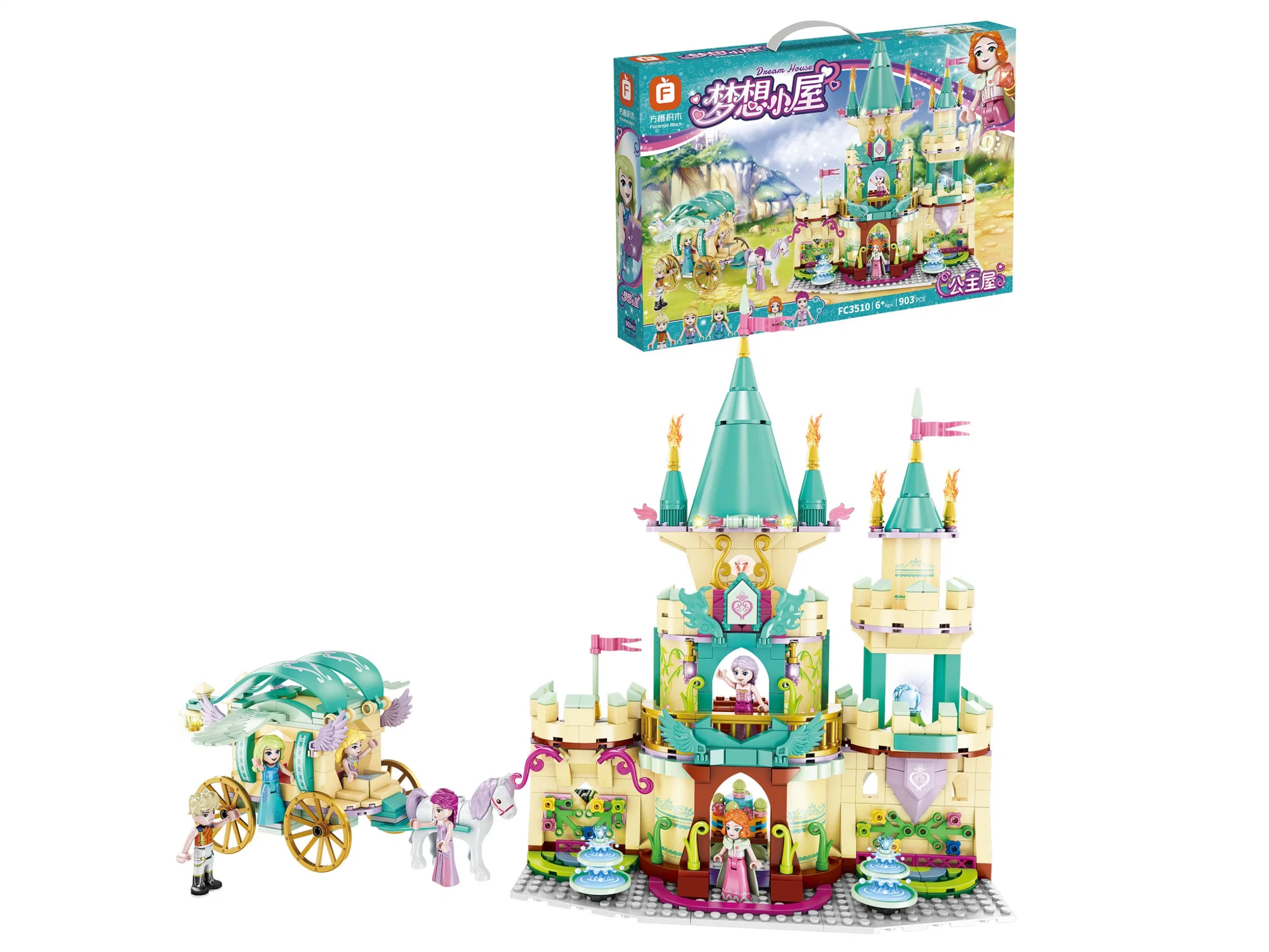 Baustein Set Princess House 903PCS Backstein Spielzeug