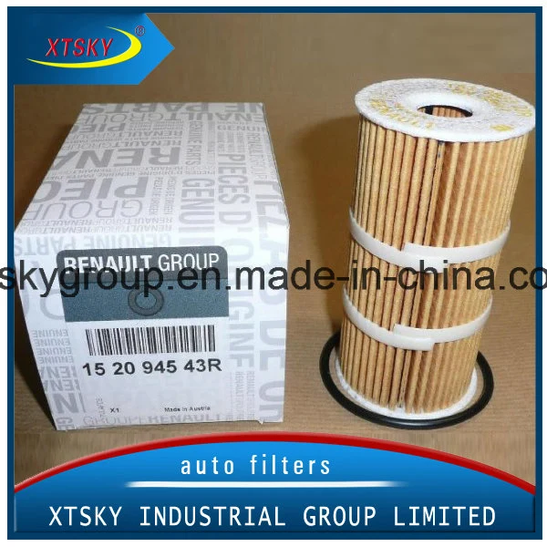 Auto Oil Filter 152094543r for Renault