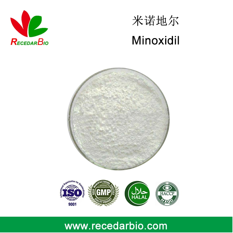 99% USP40 CAS No. 38304-91-5 Hair Care Raw Powder Minoxidil