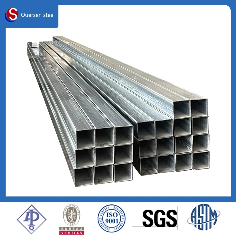 China Supply Hot DIP Galvanized Steel Tube/Rectangular Hollow Steel Pipe