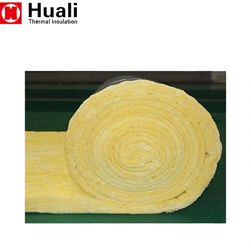 Huali Roof Insulation Roof Panel Glass Wool Insulation Fiber Glass Wool Roll with Aluminum Foil