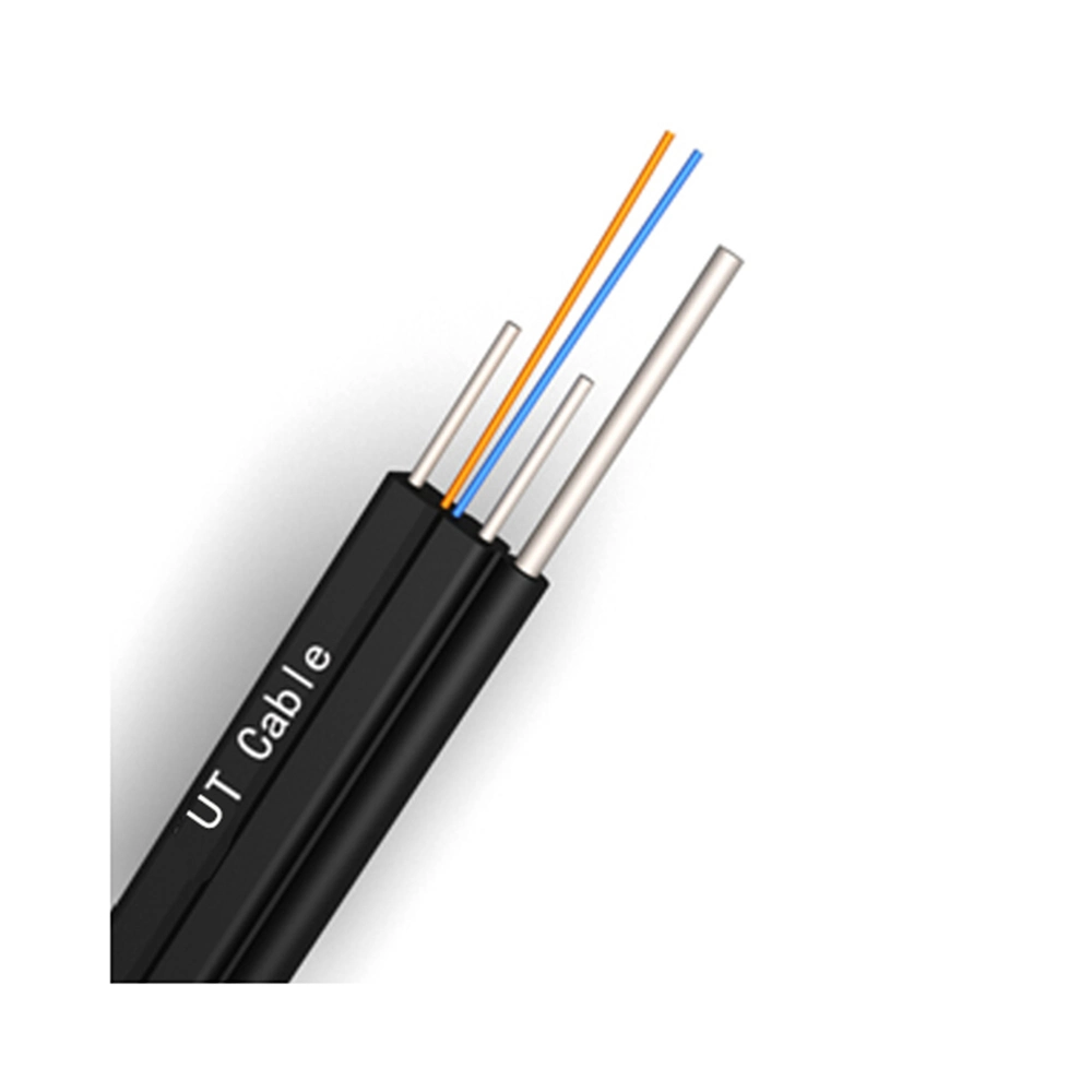 Anatel Self-Supporting Fiber Optica FTTH Drop Cable 1core Gjxyfch/Gjyxch with 1.0/1.2mm Steel Wire