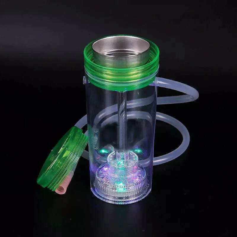 China Premium Wholesale Travel portable plastique Hookah Shisha Cup Set Pour fumer les voitures