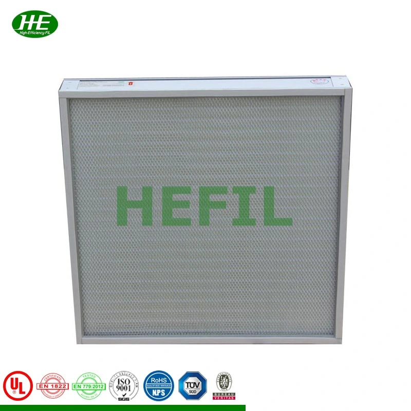 Disposable Typ 99.99% Mini-Pleated Cleanroom HEPA Filter