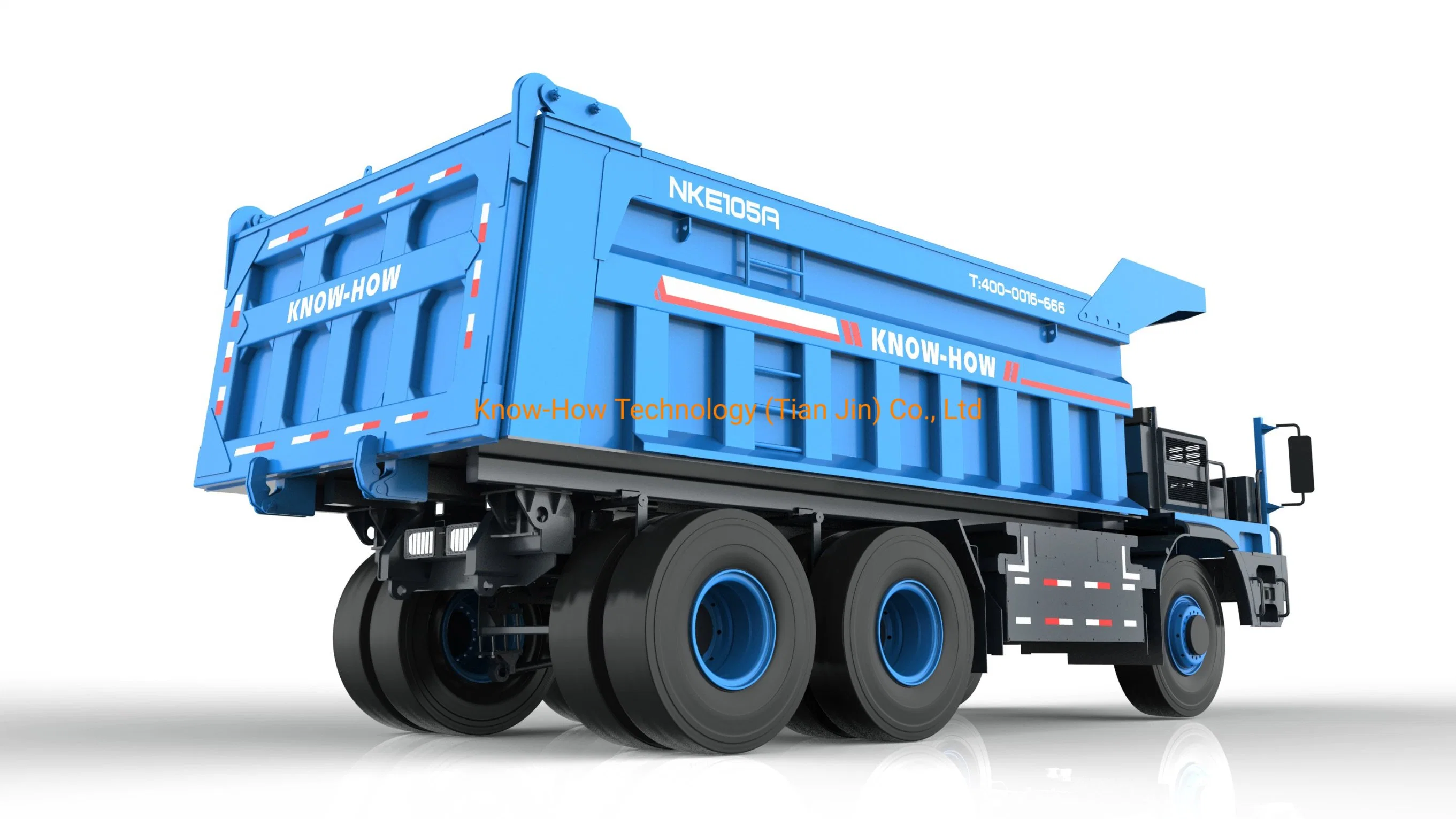 Know-How New Energy Trucks Factory Heavy Truck Mining Tipper in China Nke105D4