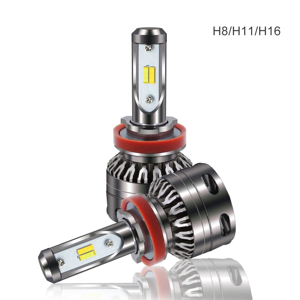 Auto Parts Car S5 LED Bulb Brightest 6000lm 9006 with White and Yellow Dual Color LED Headlight