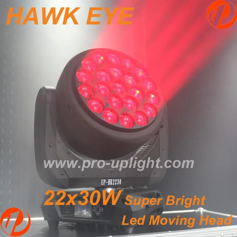 High Power 22X30W RGBW 4in1 Hawk Eye Moving Head LED