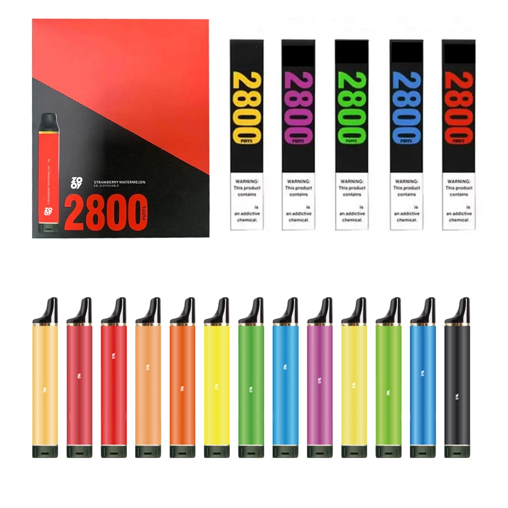 Original Flex 2800 Hits Disposable/Chargeable Vape E Cigarette 2800 Puffs Bar 850mAh Battery Pre-Filled 8ml Vaporizer 20 Colors Instock Vapes Desechables Vapers Pen 50mg E