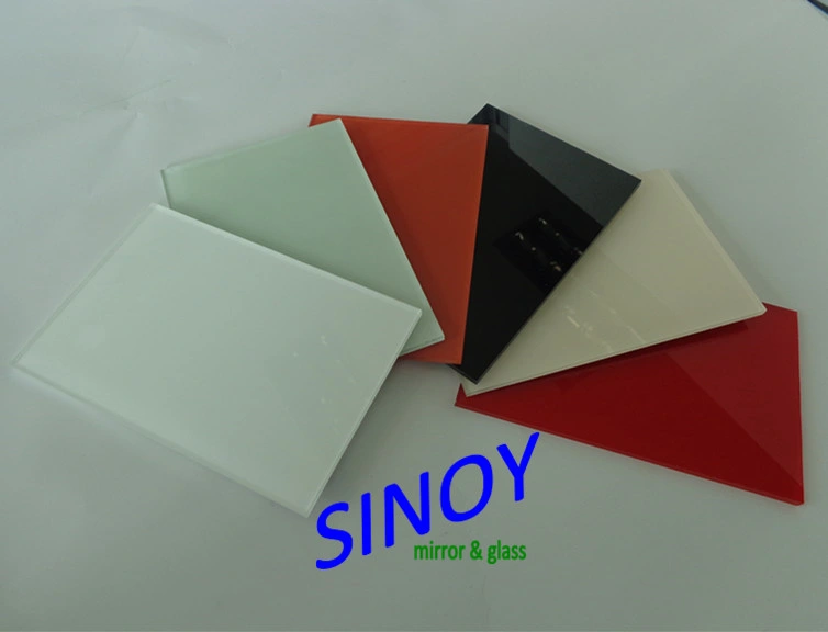 Hot! Shandong 5mm Glossy Lacquered Glass Back Painted Glass with Multiple Colors