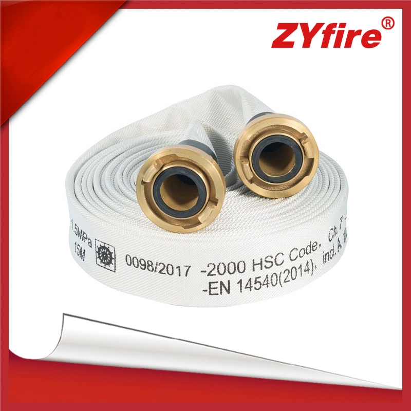 Zyfire 1 Zoll rot flexibler Marine Layflat Schlauch für Feuer Kontrolle