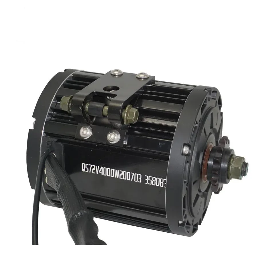 QS 90h 138 4000W 90h 7500W Air Cooled MID Drive Motor Max Continous 72V 100kph Belt Shaft