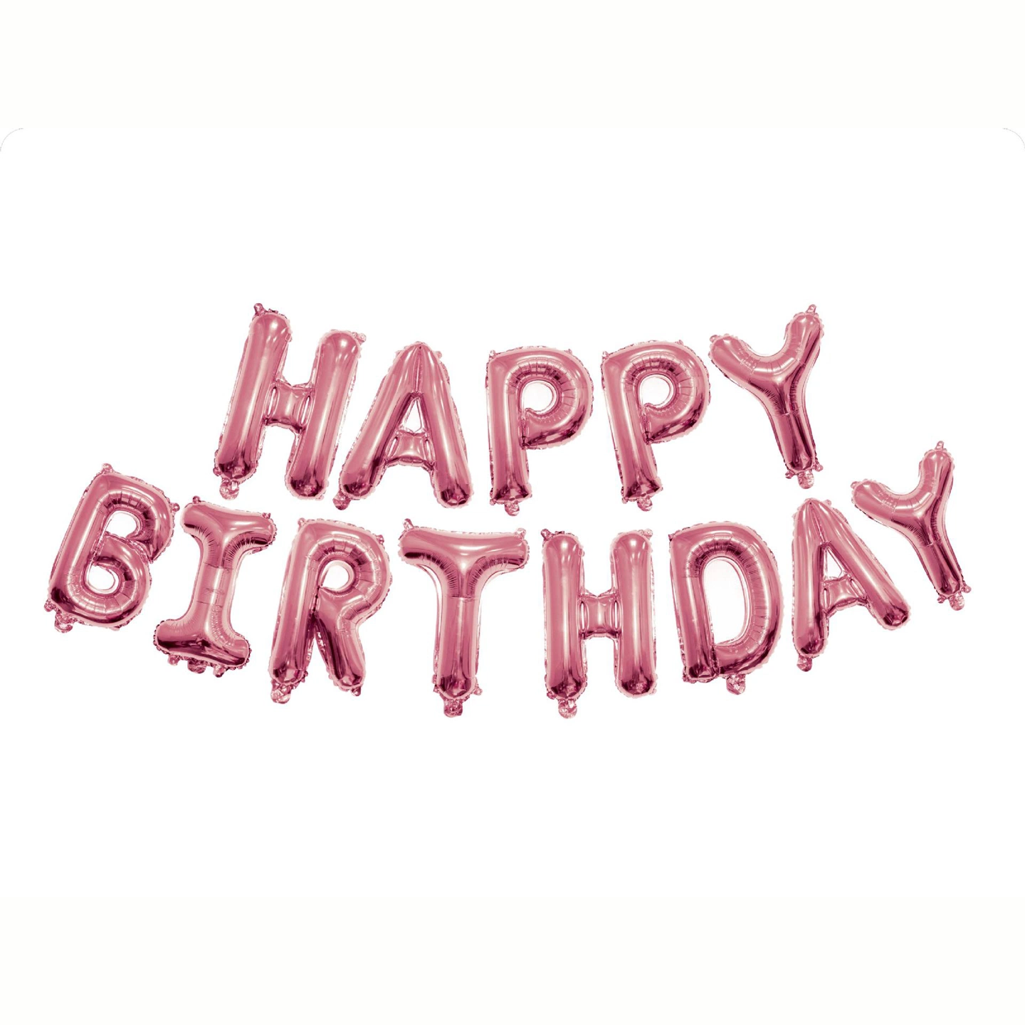 16 Inch Happy Birthday English Letter Aluminum Film Balloon