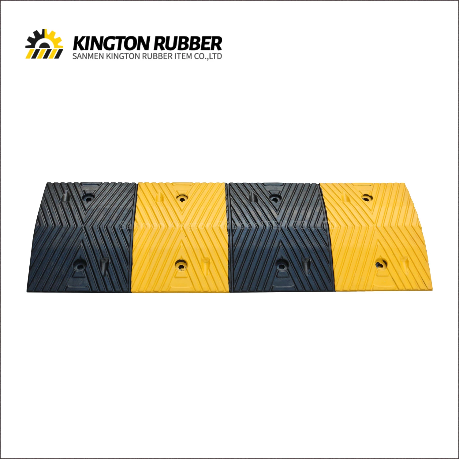 Durable Rubber Speed Reducer Speed Bump 1000mm*350mm for Car Deceleration