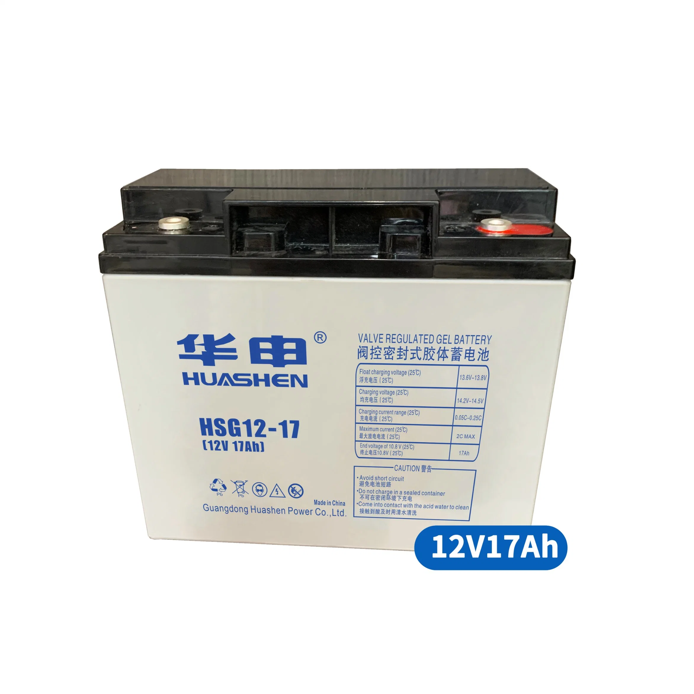 12V Deep Cycle Gel Solar Battery for Electric Powered Vehicles Htl12-14