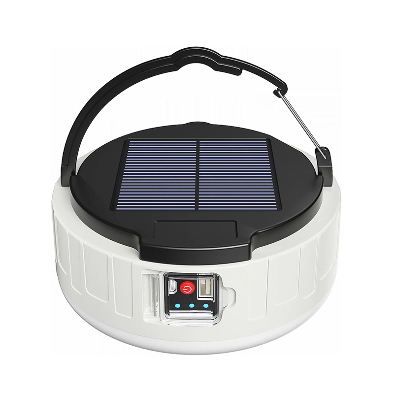 Solar Power LED Lantern Light USB Rechargeable Outdoor Camping Light Night Riding Tent Lamp