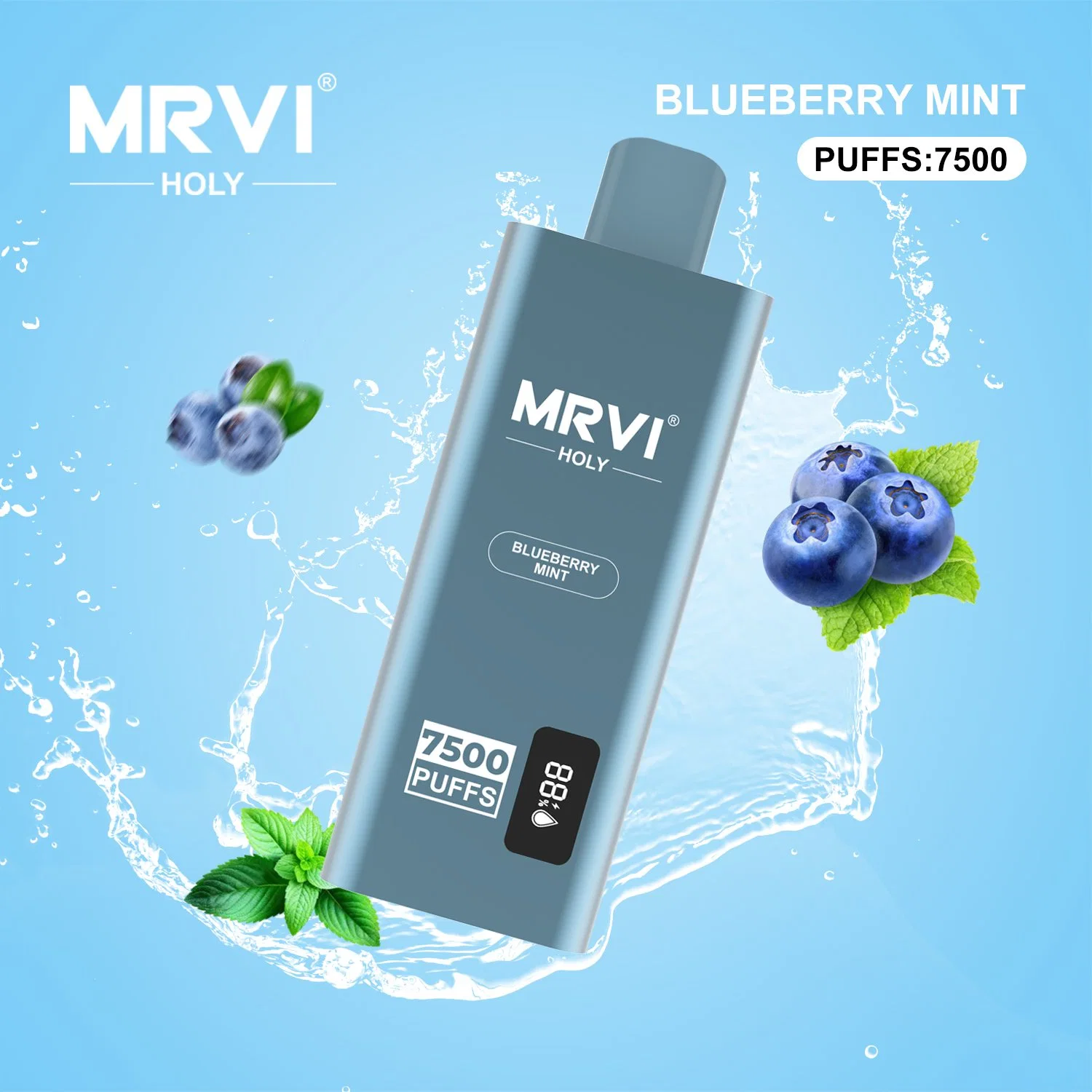 Original Mrvi Holy 7500 Puff Vape Pen Disposable/Chargeables 10K E. Cigarettes batterie rechargeable contrôle de la circulation d'air bobine en maille préremplie Pod Randm Boursouffles de tornades 10000 12000