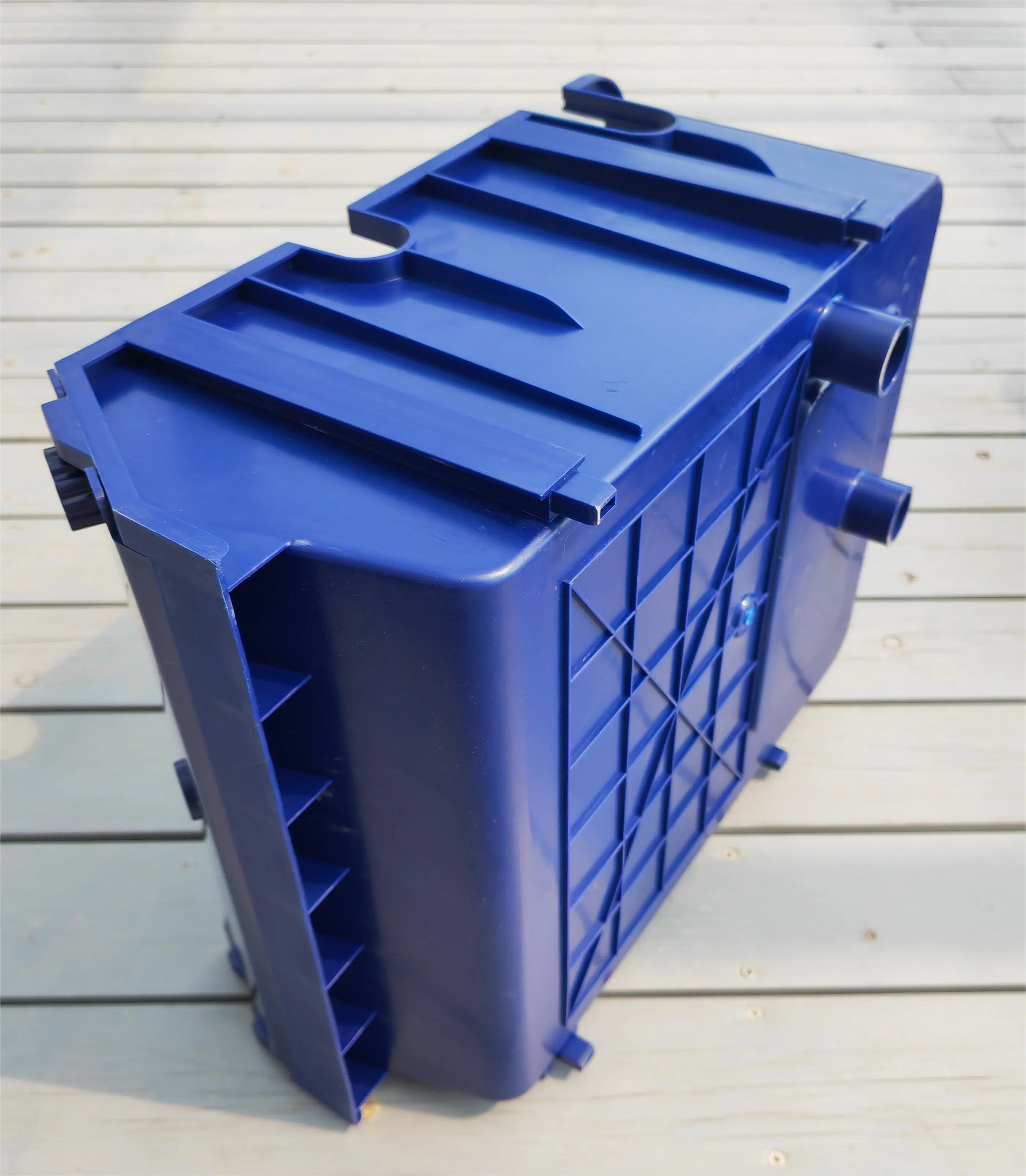 Best Quality Seafood Plastic Crates Crab Lobster Aquaculture Folding Stackable Turnover Box with Lid Plastic Farming System Box