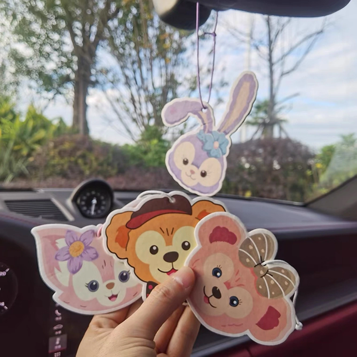 China Custom Cute Perfume Paper Car Air Freshener Logo Improving Shoebox Flavour