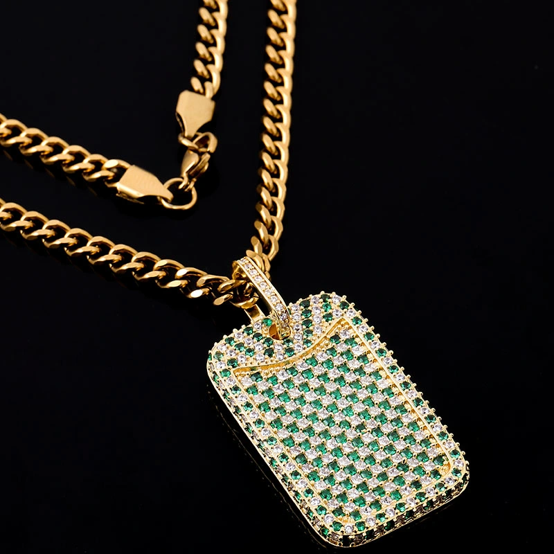 Provence Schmuck Moissanite Anhänger Halskette Modeschmuck Kette mit VVS Moissanit Diamant