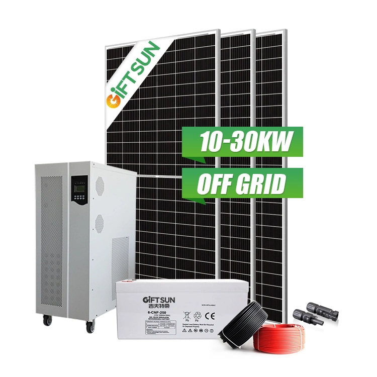 Solar solar portátil completo Kit de generador 3000W 5kw 8kw fuera de la red de 10kw de energía solar el sistema con el inversor Growatt