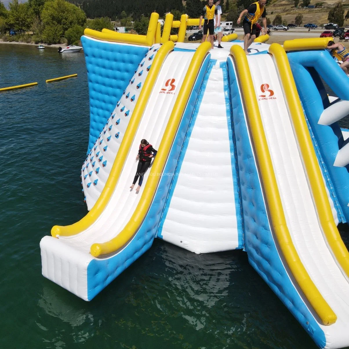 Aquapark Inflatable Water Park / Swimming Pool Inflatable Water Games Equipment All in One Station