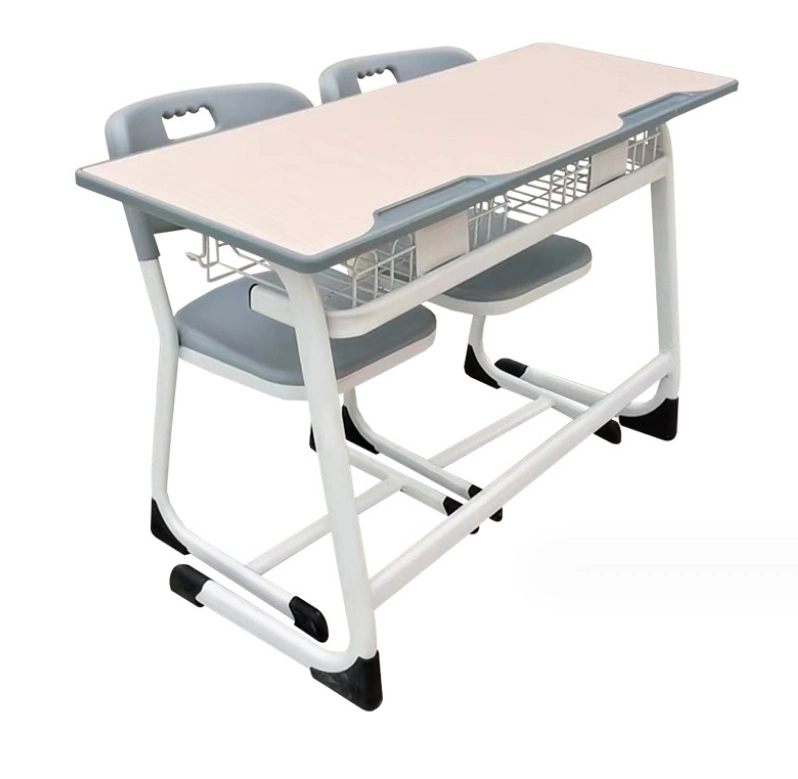 Double School Desk and Chair Classroom Furniture School Furniture