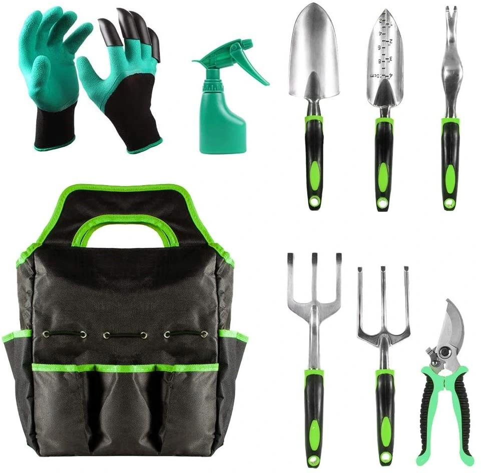 Gardening Tools Kit Box Garden Hand Tool 9pieces Set
