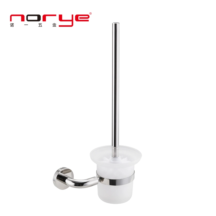 Stainless Steel Toilet Brush Holder Modern Wall Mounted Bathroom Accessories