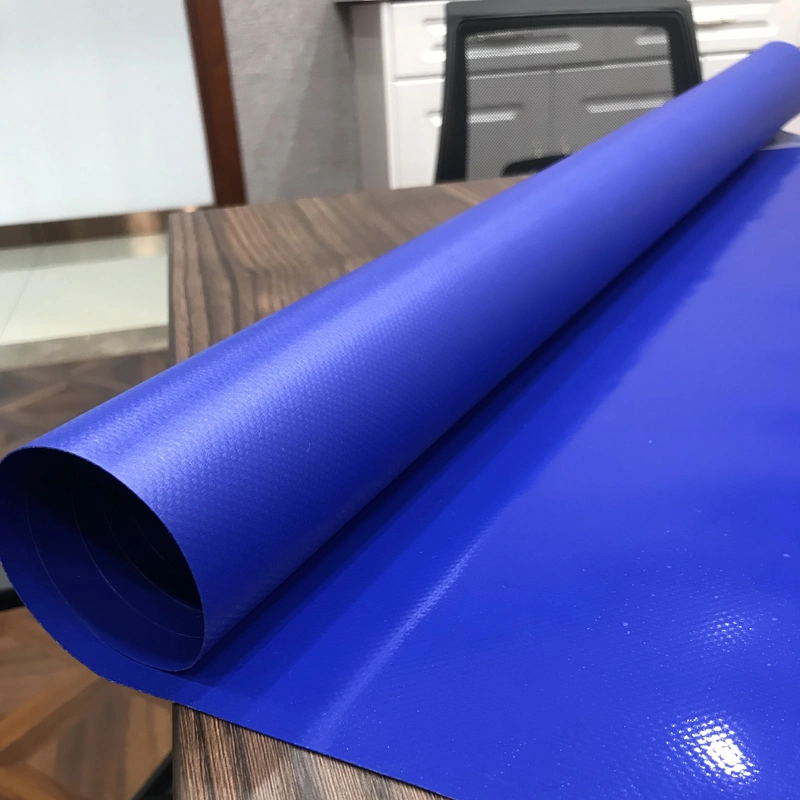 Resistente al agua UV poliéster ignífugo de tratamiento de la lona PVC laminado recubierto de PVC de tela de lona para carpa cubierta de Coches camiones toldo Camping