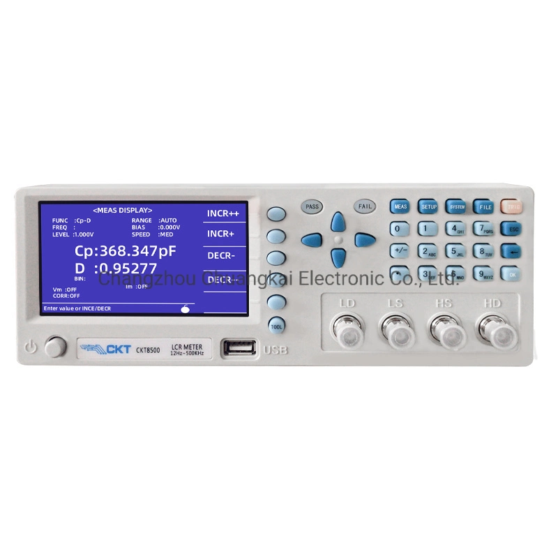 High Frequency 12Hz~500kHz Lcr Meter ESR Meter Resistance Meter (Model CKT8500)