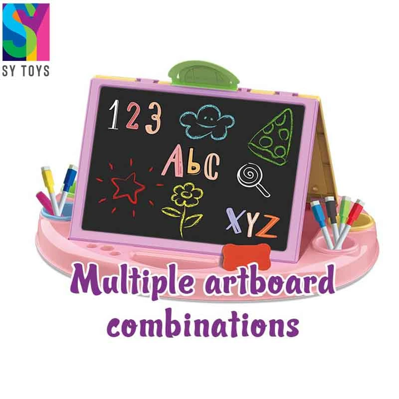 Sy 2 in 1 Drawing Board Kids Children Projector Toys Other Educational Painting Magnetic Drawing Board Toy for Kids