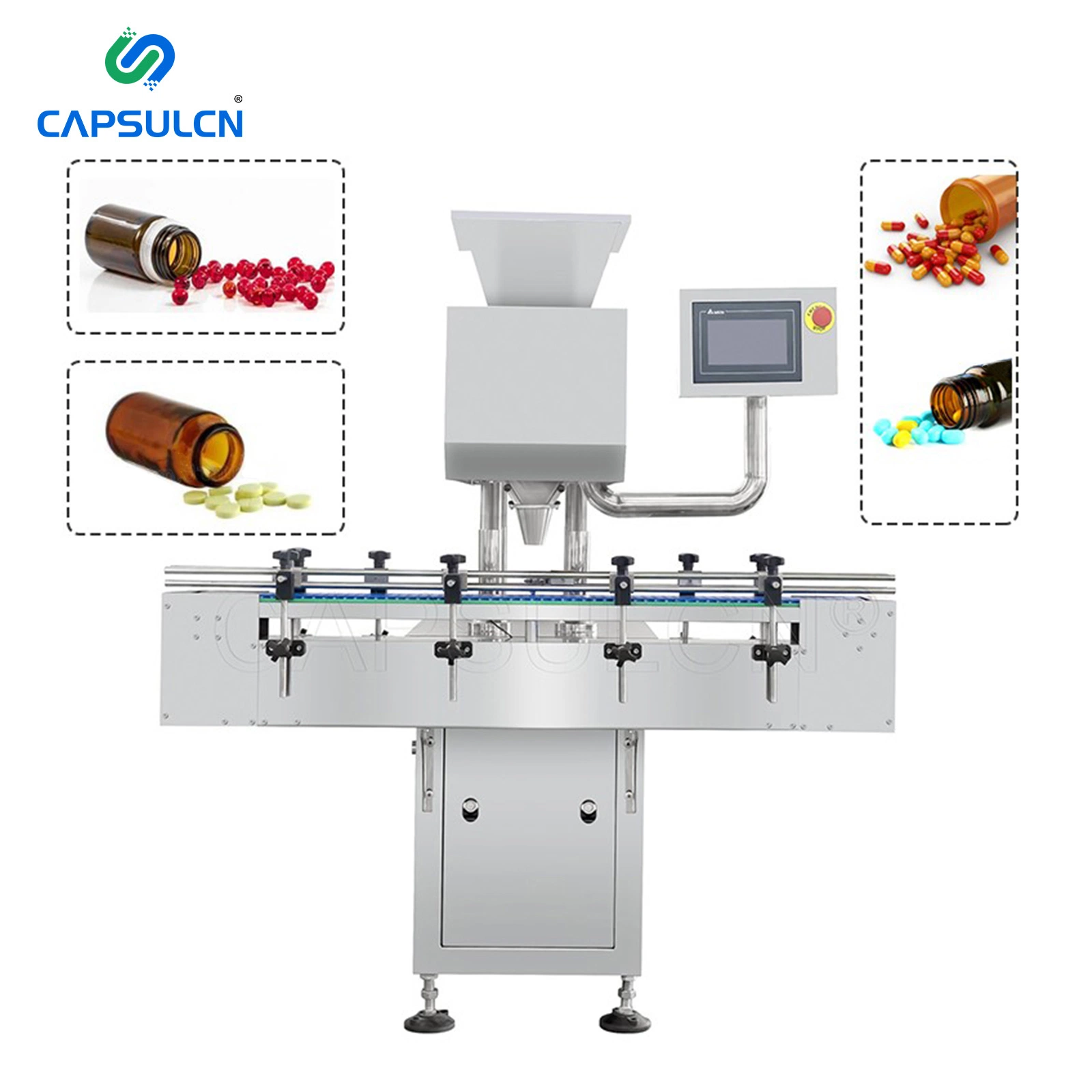 Jf-12 Tablet de alta velocidad de la cápsula de la píldora de la cápsula la cápsula de Softgel Tablet Contador electrónico