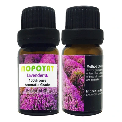 100% Natural 10ml Lavender Essential Oil Body Massage Care