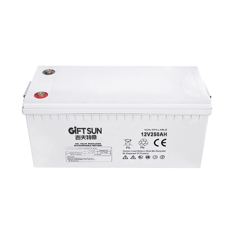 Cheap Price Solar Panel System Battery Bank 12V 100ah 200ah Gel Battery Free Maintenance Deep Cycle Battery