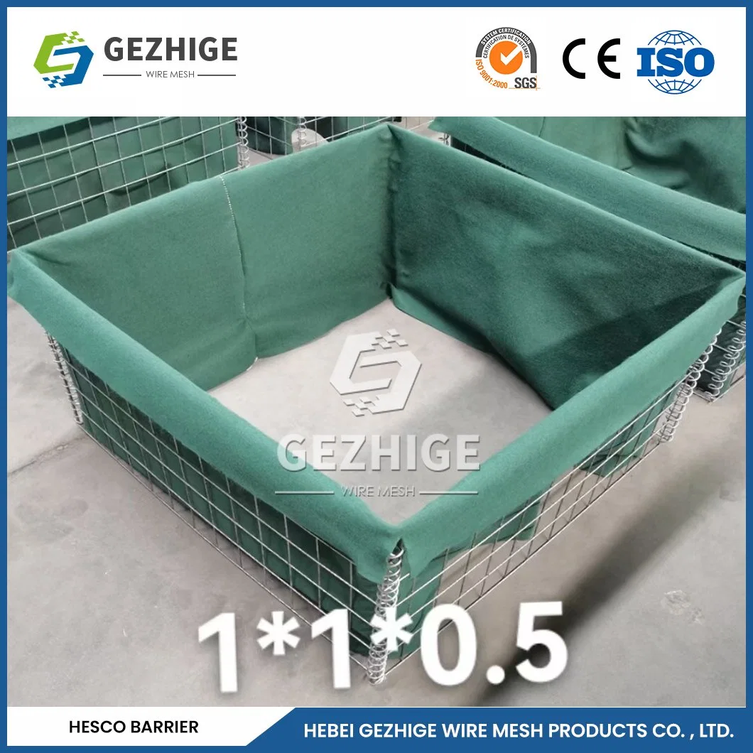 Gezhige Hexagonal Wire Woven Gabion Netting Fabricação resistência química alta resistência Saco PP Gabion China mais rede móvel soldada Barreira