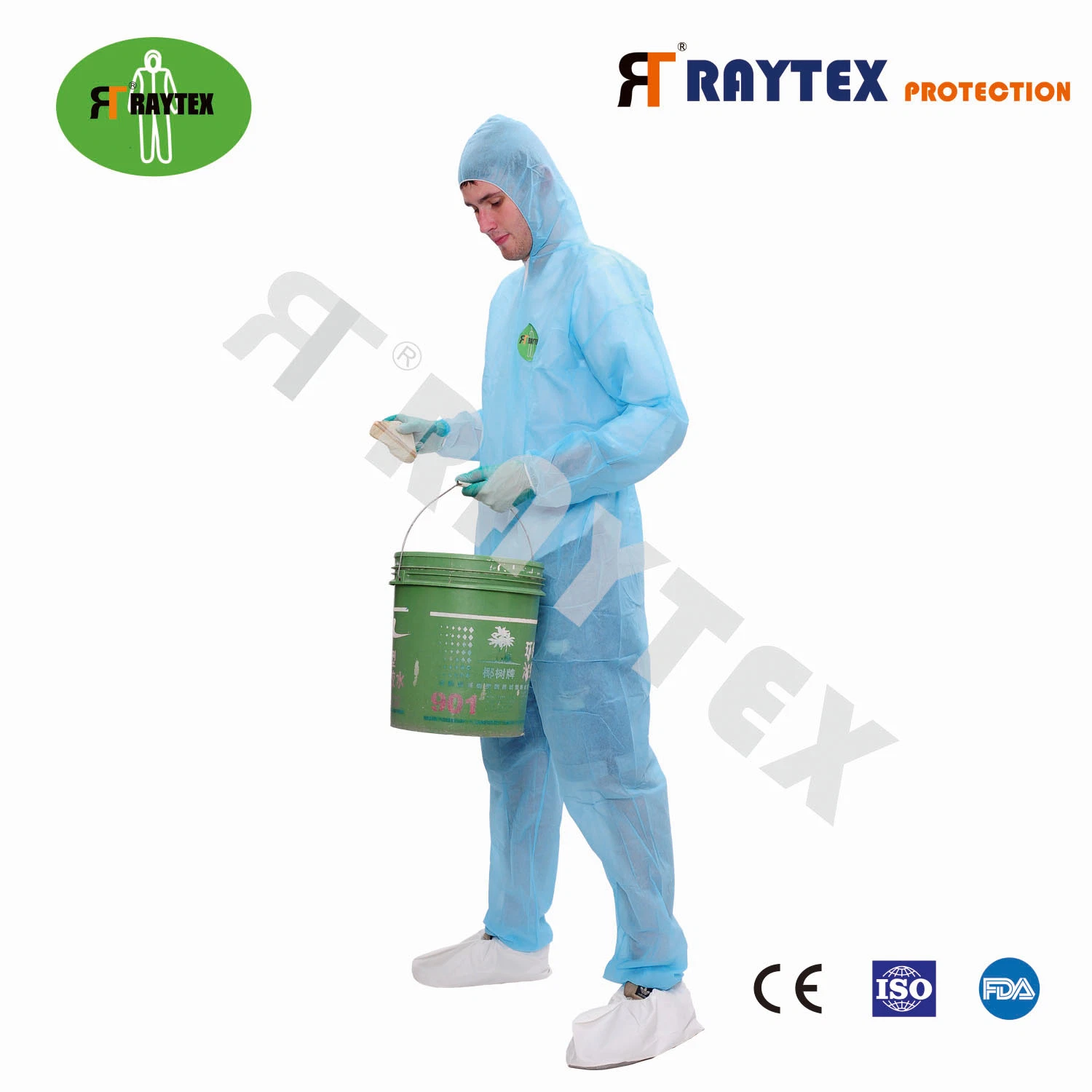 PPE Suit Isolation Garment Suit with Sterile Emergency Disposable Protective Coveralls