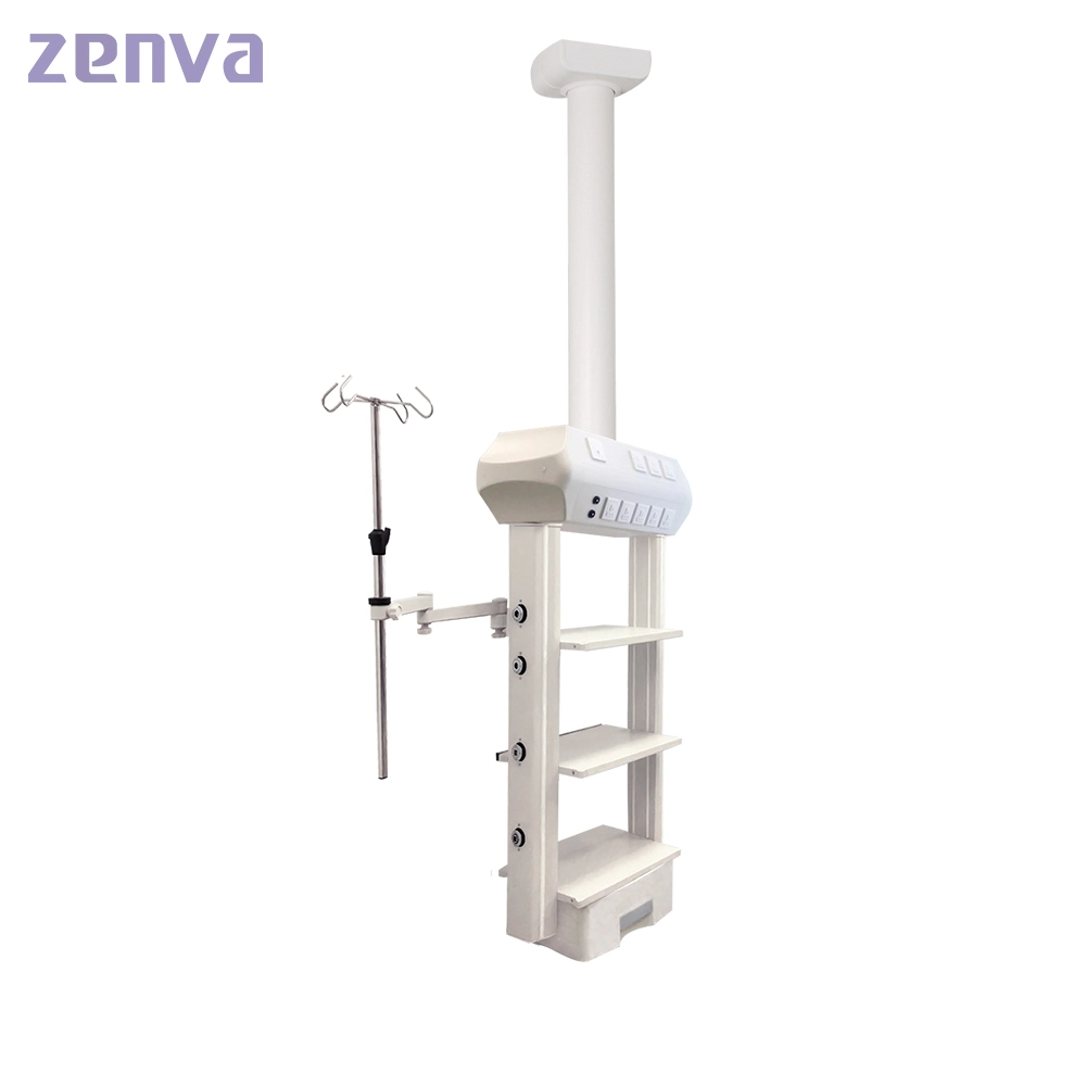 Hospital Ceiling Pendant Medical Aluminum Alloy Ceiling Double Arm Pendant