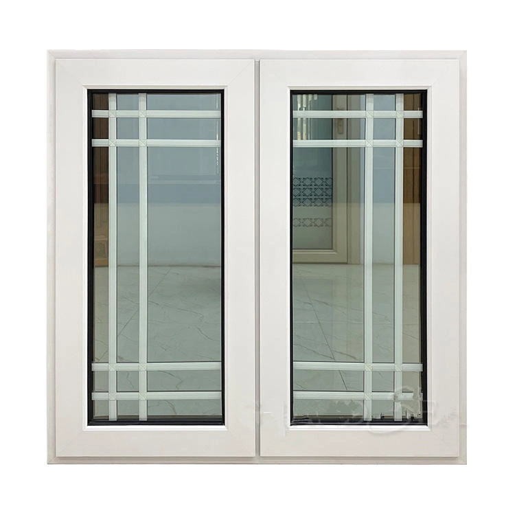 Neue Produkte Neueste Französisch Aluminium mit Grill Design Double Glazed Fenster