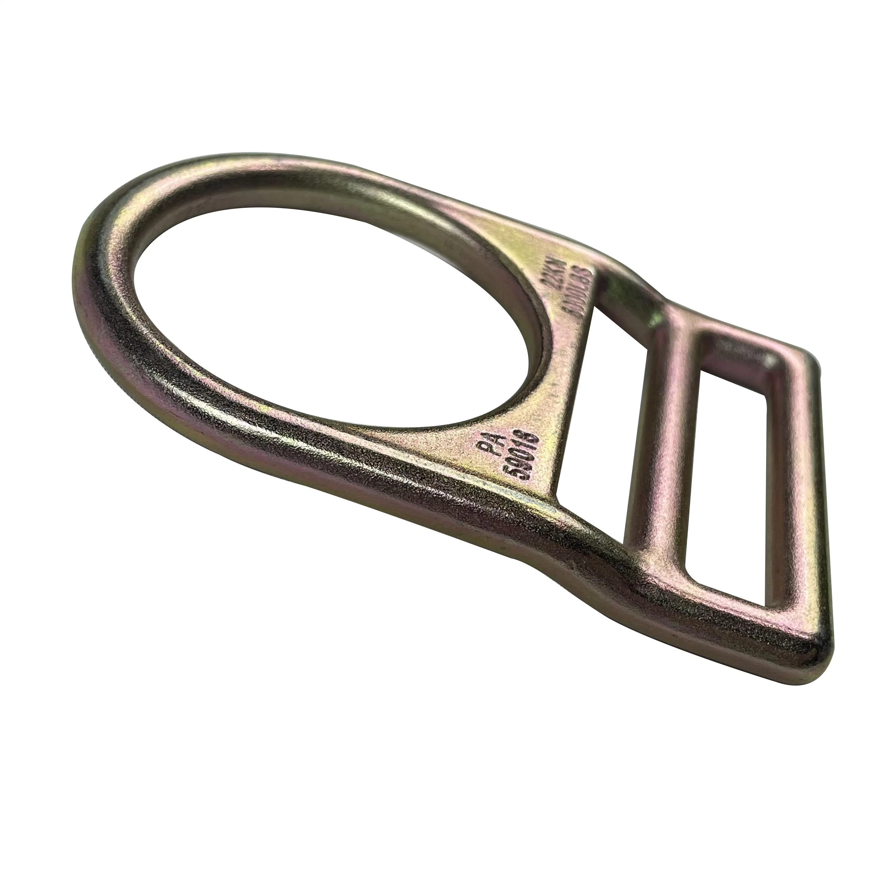 Factory Supply Safety Belt Accessories Hardware 52mm Iron Polybag, Carton Box Steel D Ring Inner Metal Zinc White for Hook Sling