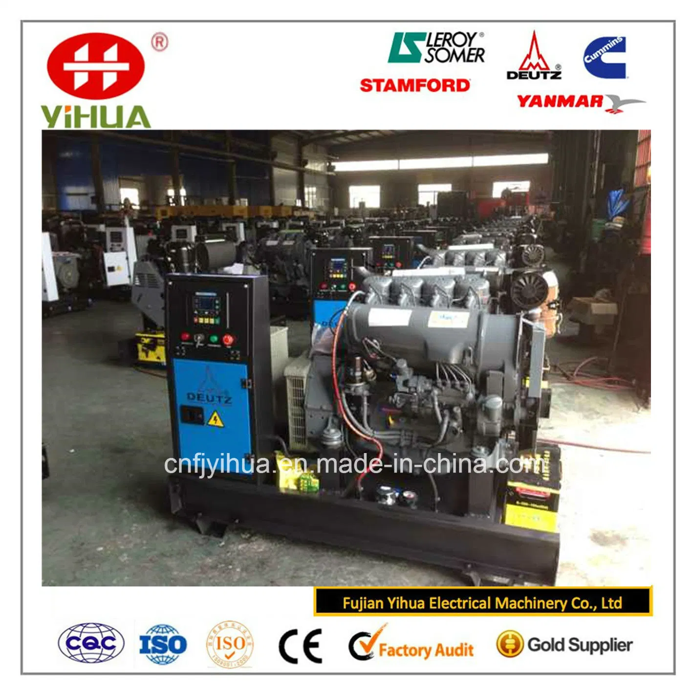 35kVA/28kw Electric Open Frame Deutz Air-Cooled Diesel Power Generator (10-100kw)