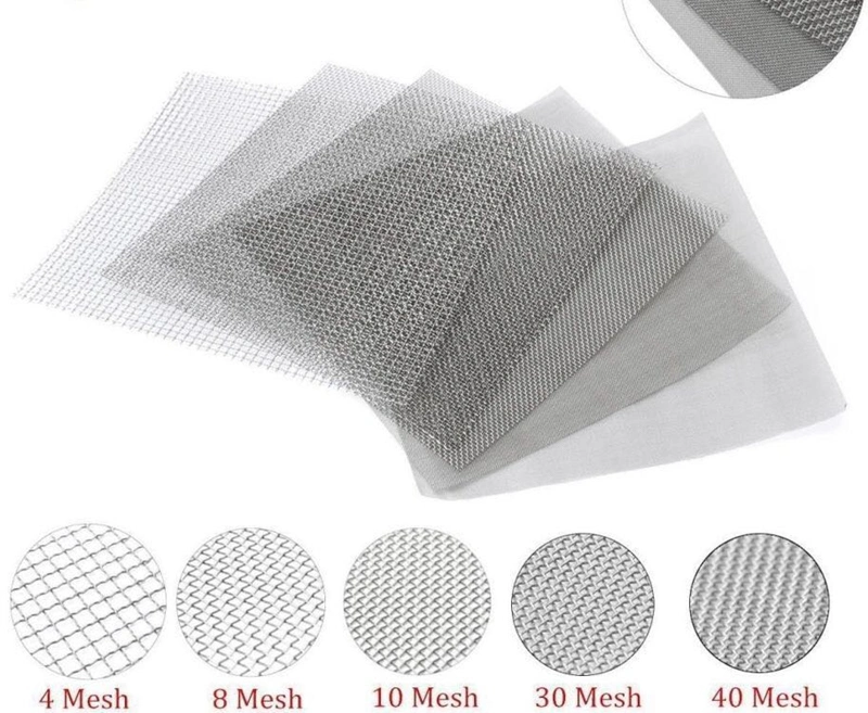Plain Dutch Twill Weave 201 304 316 Stainless Steel Filter Wire Metal Mesh Fabric for Plastic Extruder