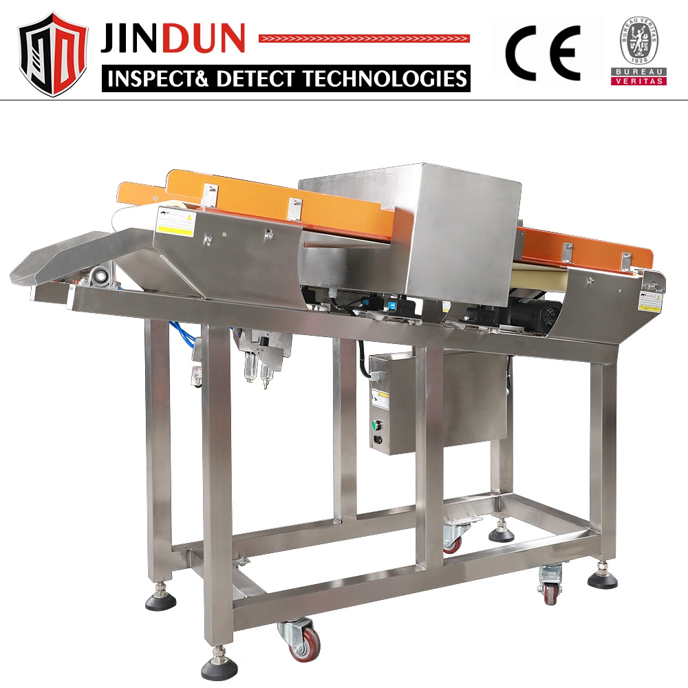 Factory Hot Sale Food Processing Industrial Metal Detector with Auto Rejector