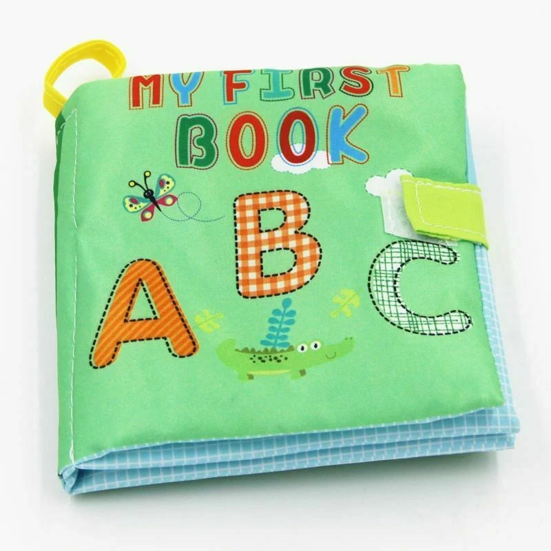 Nuevos libros de tela de educación temprana Baby 0-12monthes Learning Clothing Book