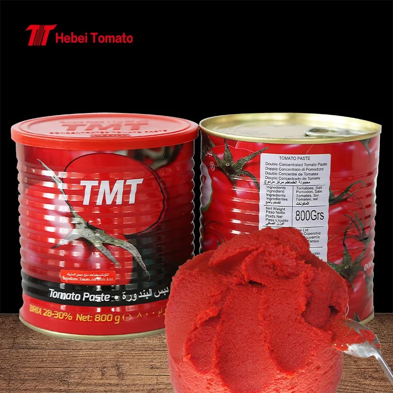 70g 210g 400g 800g 2200g Precio de fábrica de pasta de tomate en conserva De primera mano