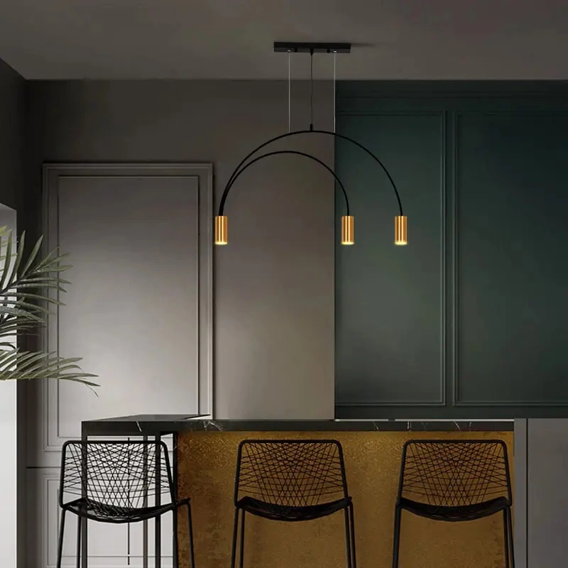 Nordic Modern LED Simple Dining Room Pendant Light Livingroom Office Bar Table Dining Room Lamp