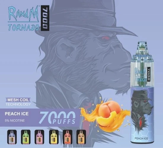 Factory Randming Tornado 7000 Airflow Control 7000 Puffs Einweg-Vape Gerät Pod Vape Großhandel Einweg Vape